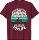 Dad And Daughter Golfing Golf Partners Matching Outfits T-Shirt - T-Shirt | Maroon