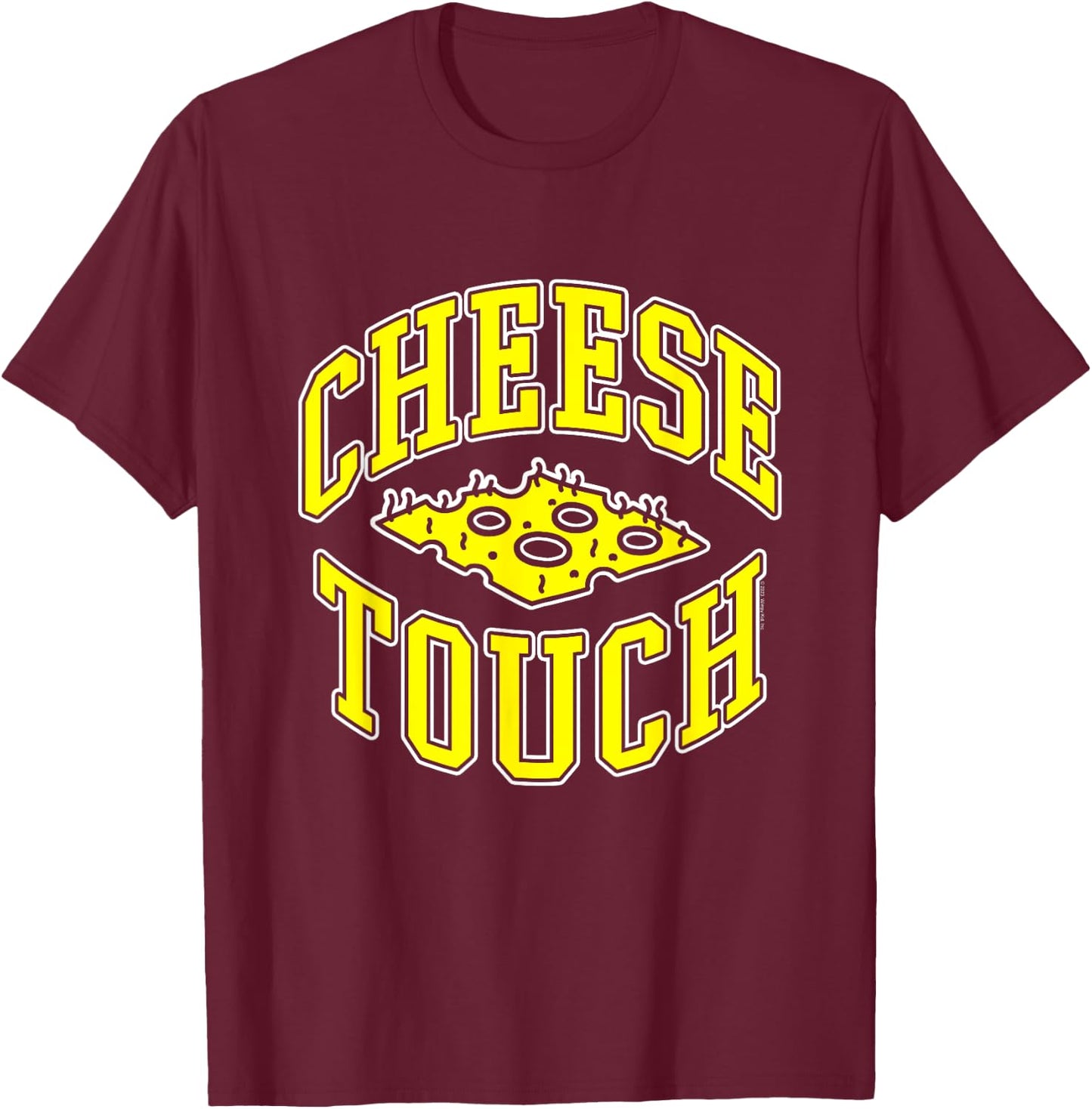 Diary of a Wimpy Kid Cheese Touch Funny T-Shirt - T-Shirt | Maroon