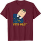 Airplane! Movie Shirt, classic cinema funny, Roger, Roger T-Shirt - T-Shirt | Maroon