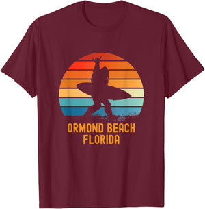 Ormond Beach - Florida Sasquatch Souvenir Women Kids T-Shirt - T-Shirt | Maroon