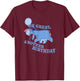 Disney Winnie The Pooh Eeyore Oh Great Another Birthday T-Shirt - T-Shirt | Maroon