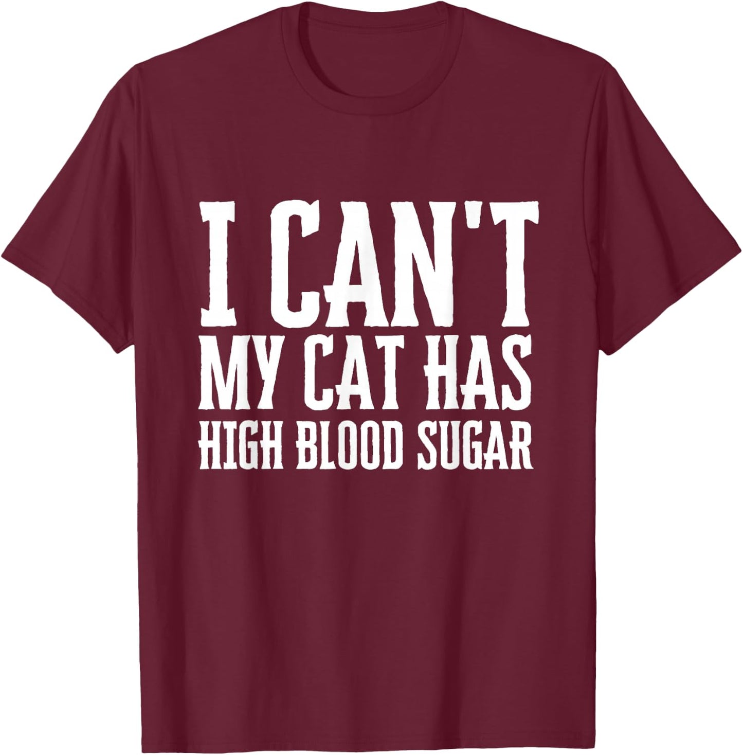 Cat Diabetes Syringe Helicopter Cat Mum Dad Cat Diabetes T-Shirt - T-Shirt | Maroon
