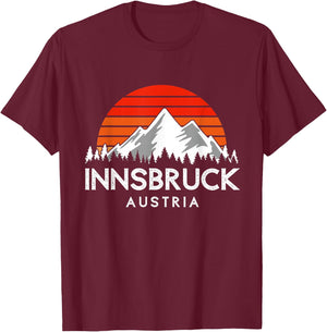 Innsbruck Souvenir Innsbruck Austria T-Shirt - T-Shirt | Maroon