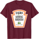 Fiery Horse Radish Sauce Group Condiment Halloween T-Shirt - T-Shirt | Maroon