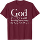 God Is Still Writing Your Story Stop Trying To Steal The Pen T-Shirt - T-Shirt | Maroon