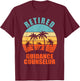 Retired Guidance Counselor, Funny Happy Retirement T-Shirt - T-Shirt | Maroon