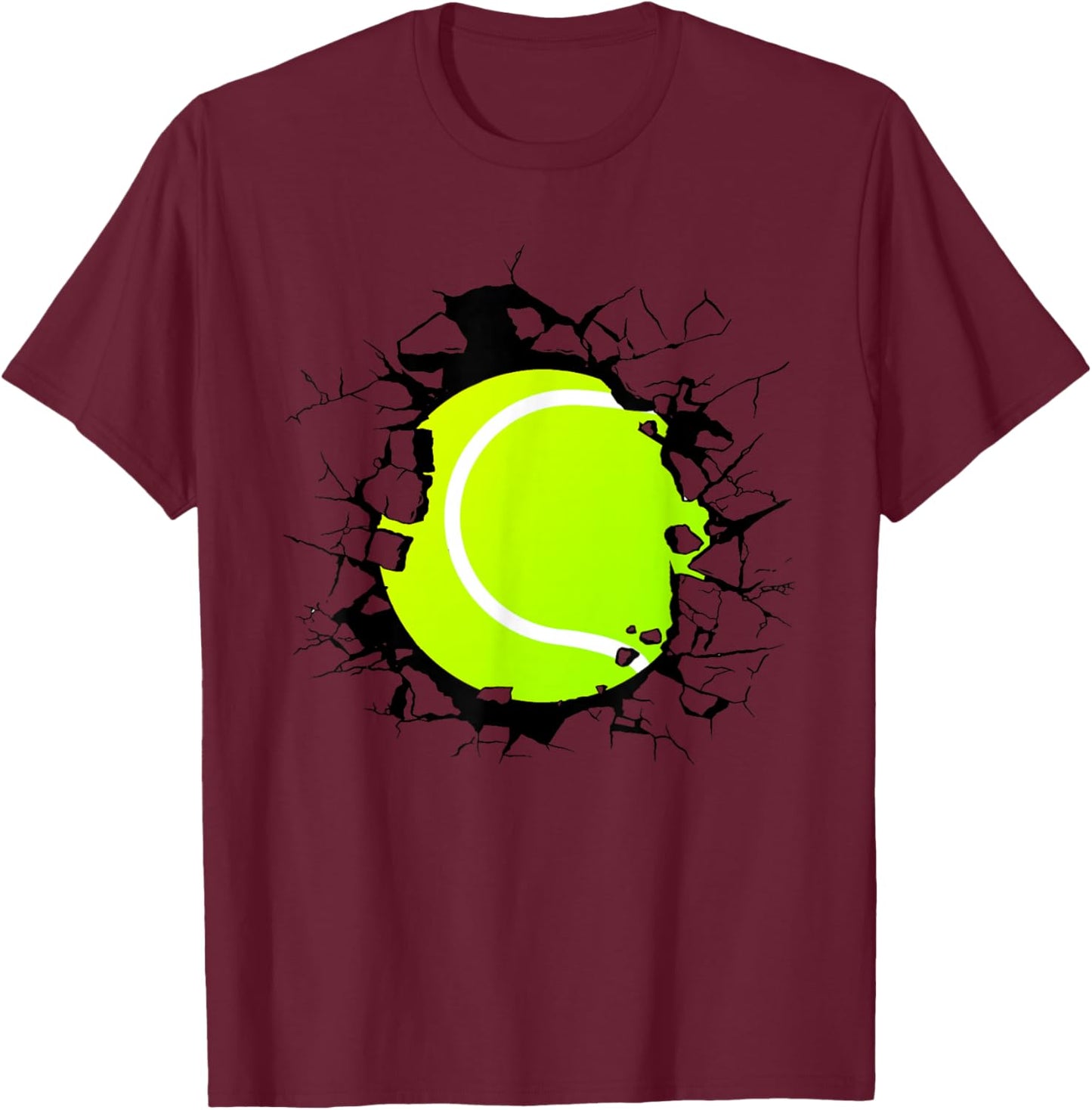 Tennis Apparel - Tennis T-Shirt - T-Shirt | Maroon