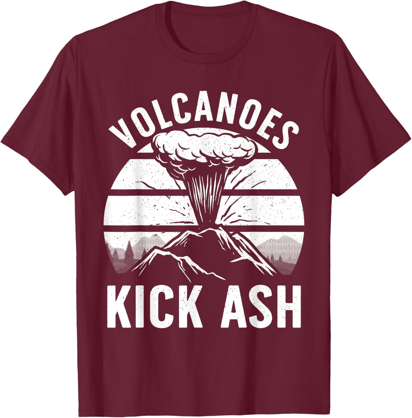 Cool Volcano Women Kids Volcanic Ash Volcano Lover T-Shirt - T-Shirt | Maroon
