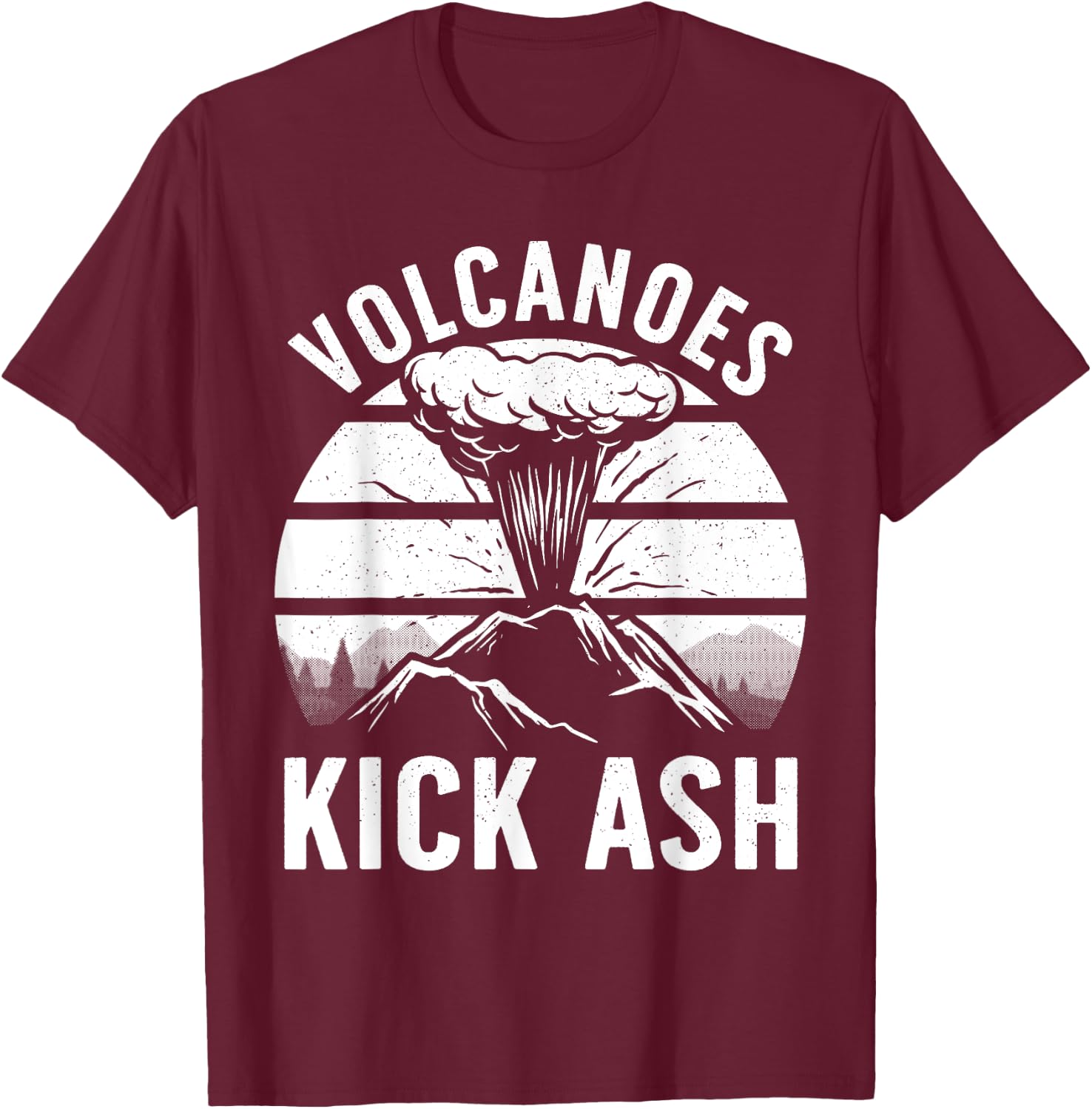 Cool Volcano Women Kids Volcanic Ash Volcano Lover T-Shirt - T-Shirt | Maroon