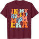 In My Hockey Mom Era Vintage T-Shirt - T-Shirt | Maroon