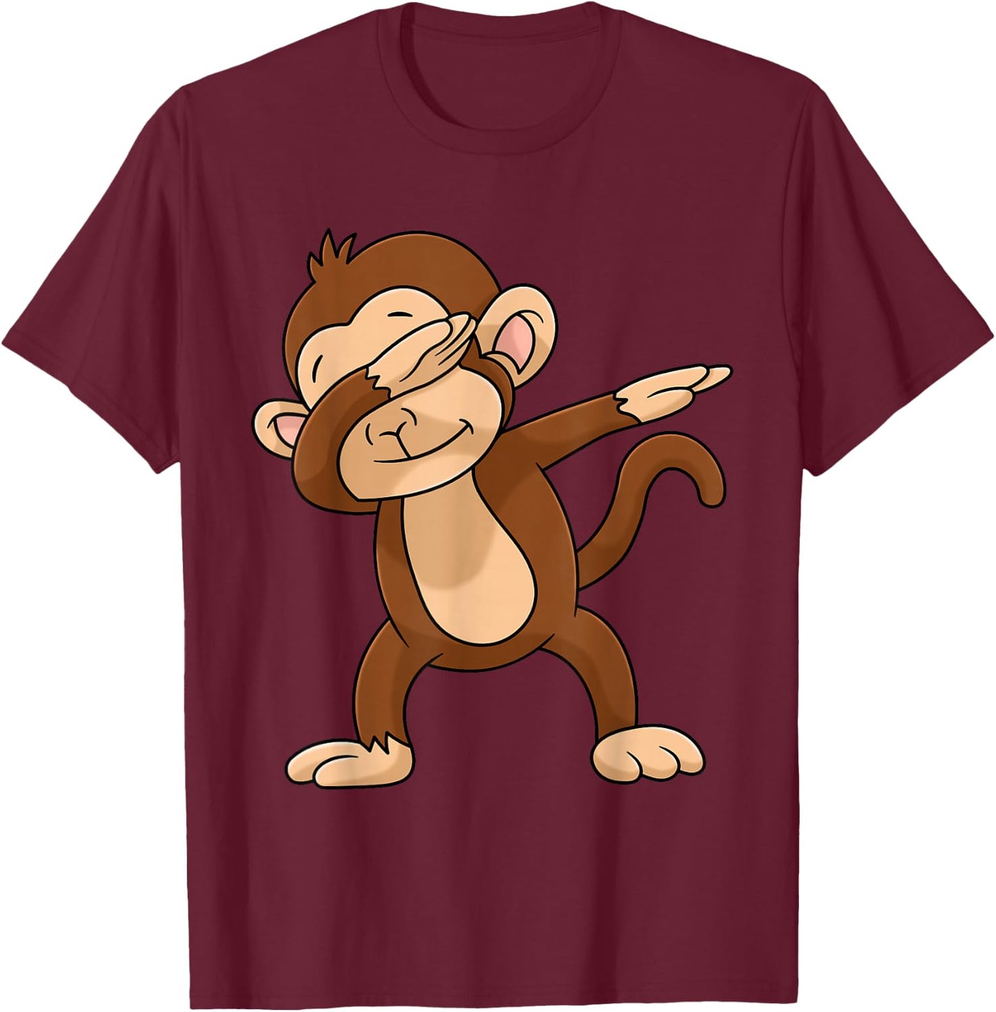 Funny Monkey Shirt Women Men Kids Toddler Adult T-Shirt - T-Shirt | Maroon