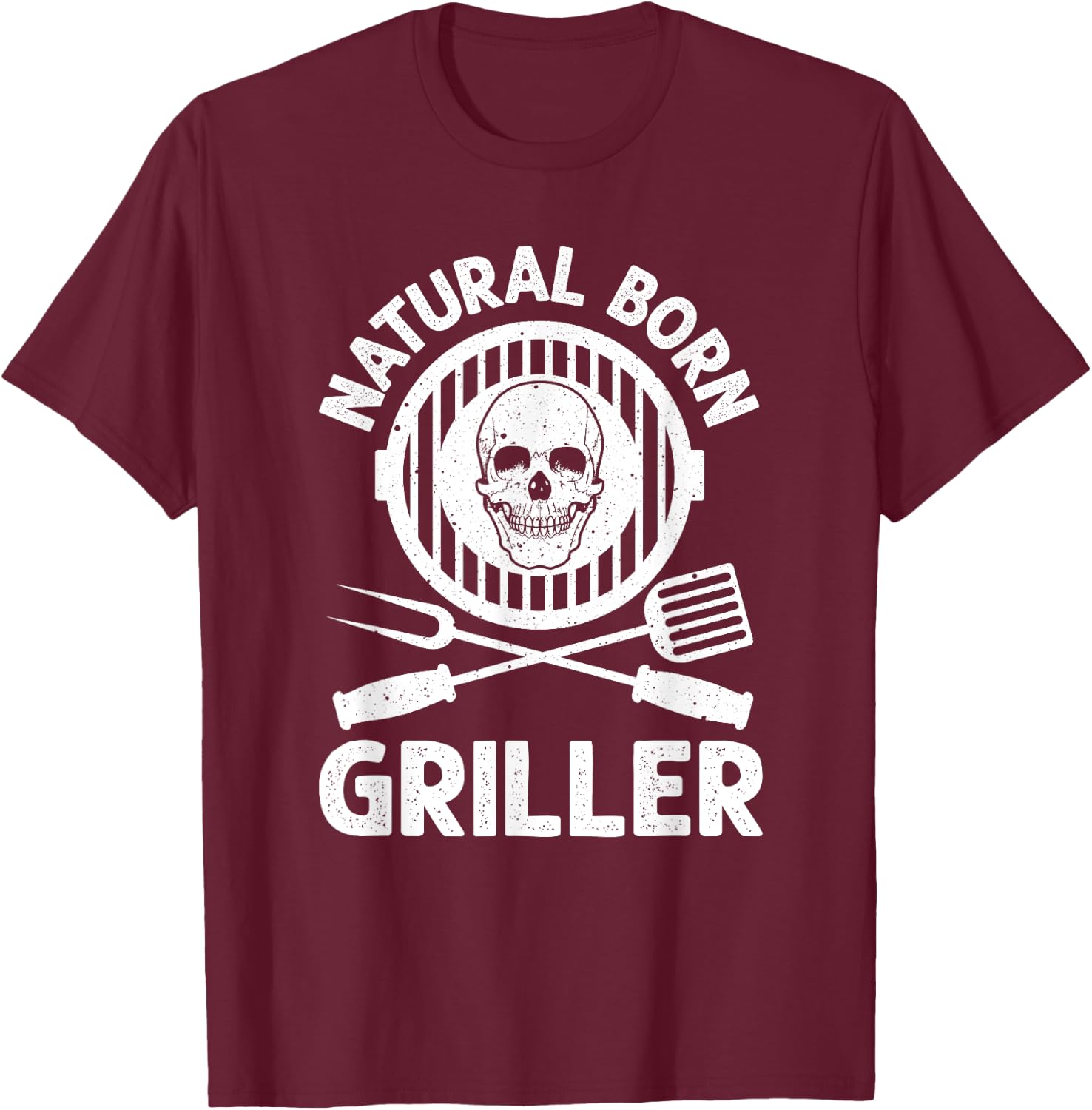 Funny Grilling Design Women BBQ Grill Griller Lovers T-Shirt - T-Shirt | Maroon
