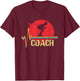 Ski Coach | Winter Sports Mountains | Skiing Skier T-Shirt - T-Shirt | Maroon