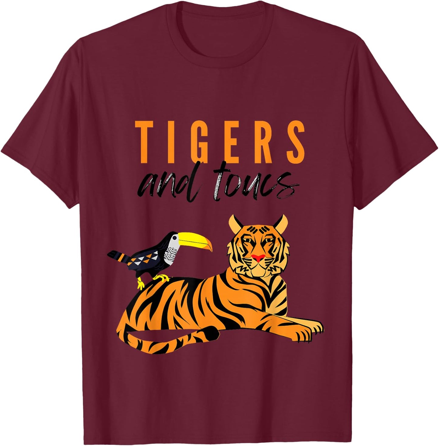 Tigers and Toucs T-Shirt - T-Shirt | Maroon