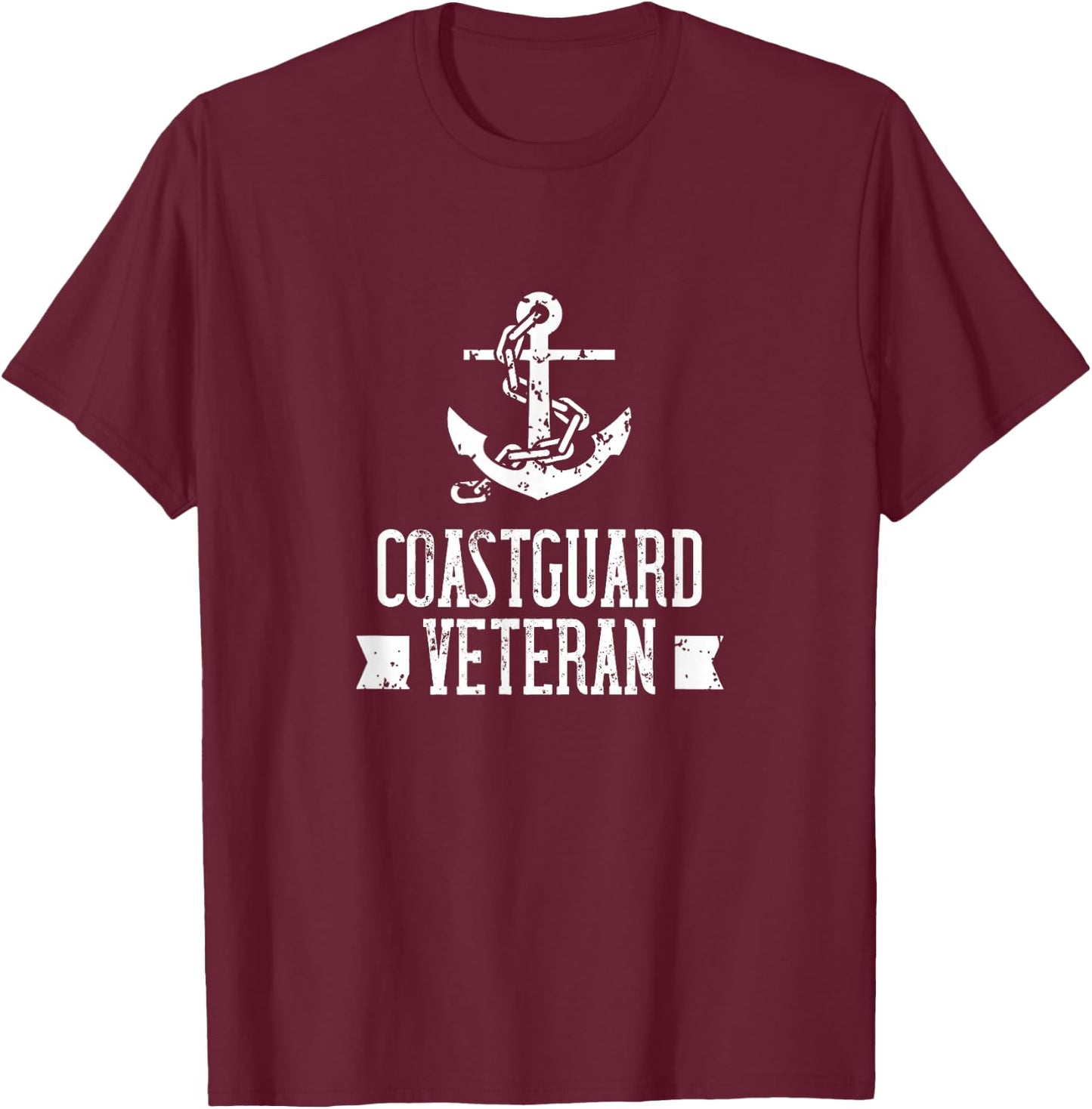 Coast Guard Veteran Sea Rescue Coastal Job Coastie T-Shirt - T-Shirt | Maroon