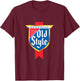 Old Style Beer Style - Logo T-Shirt - T-Shirt | Maroon
