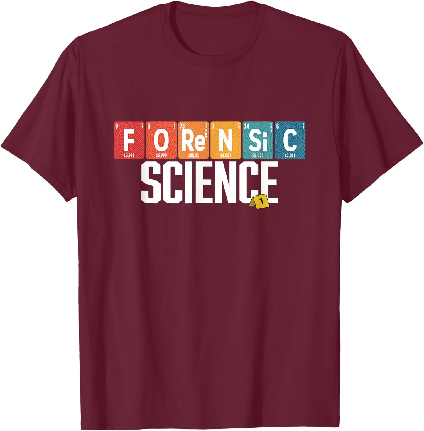 Forensic Science Week T-Shirt - T-Shirt | Maroon