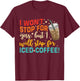 I Won't Stop For Gas, But I Will Stop For Iced Coffee T-Shirt - T-Shirt | Maroon