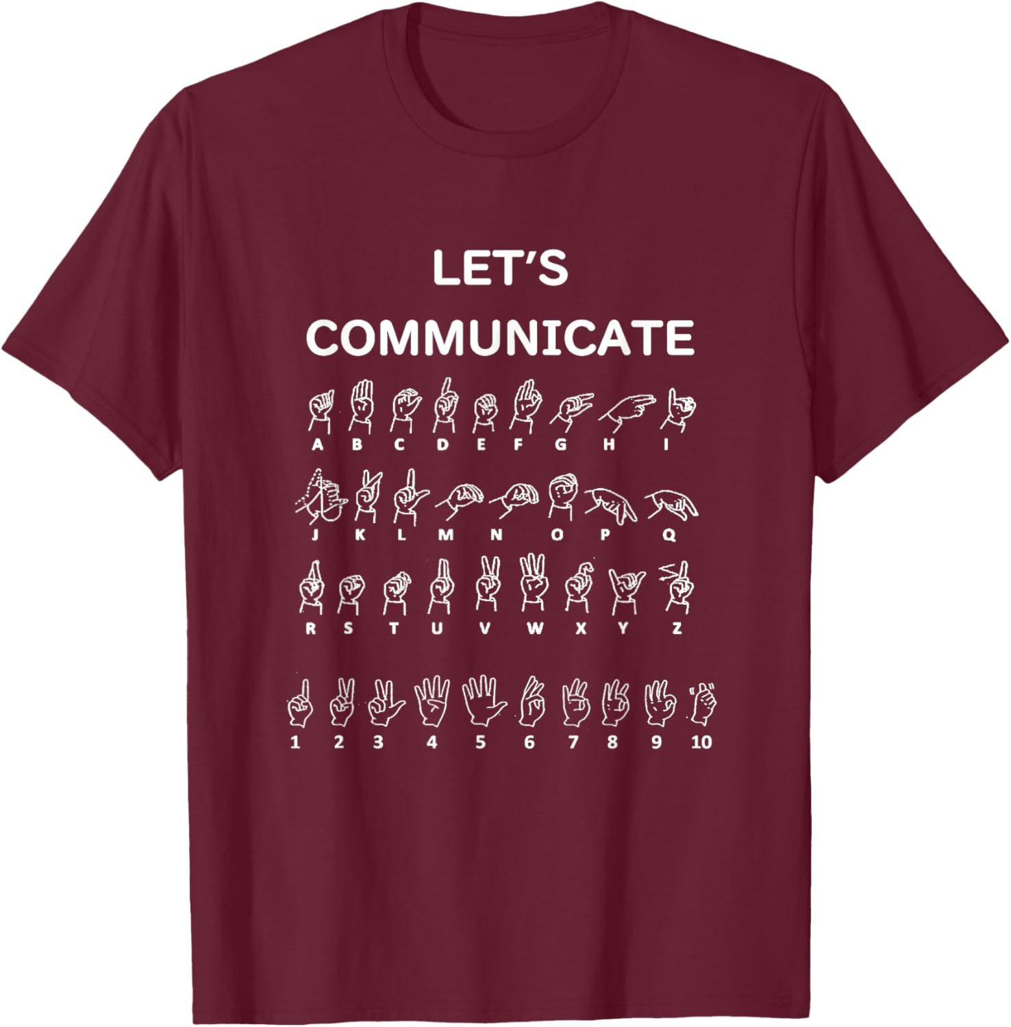 Let's Communicate! T-Shirt - T-Shirt | Maroon