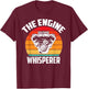 The Engine Whisperer - Car Mechanic tune and repair T-Shirt - T-Shirt | Maroon