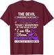 I'm The Storm Pancreatic Cancer Awareness T-Shirt - T-Shirt | Maroon