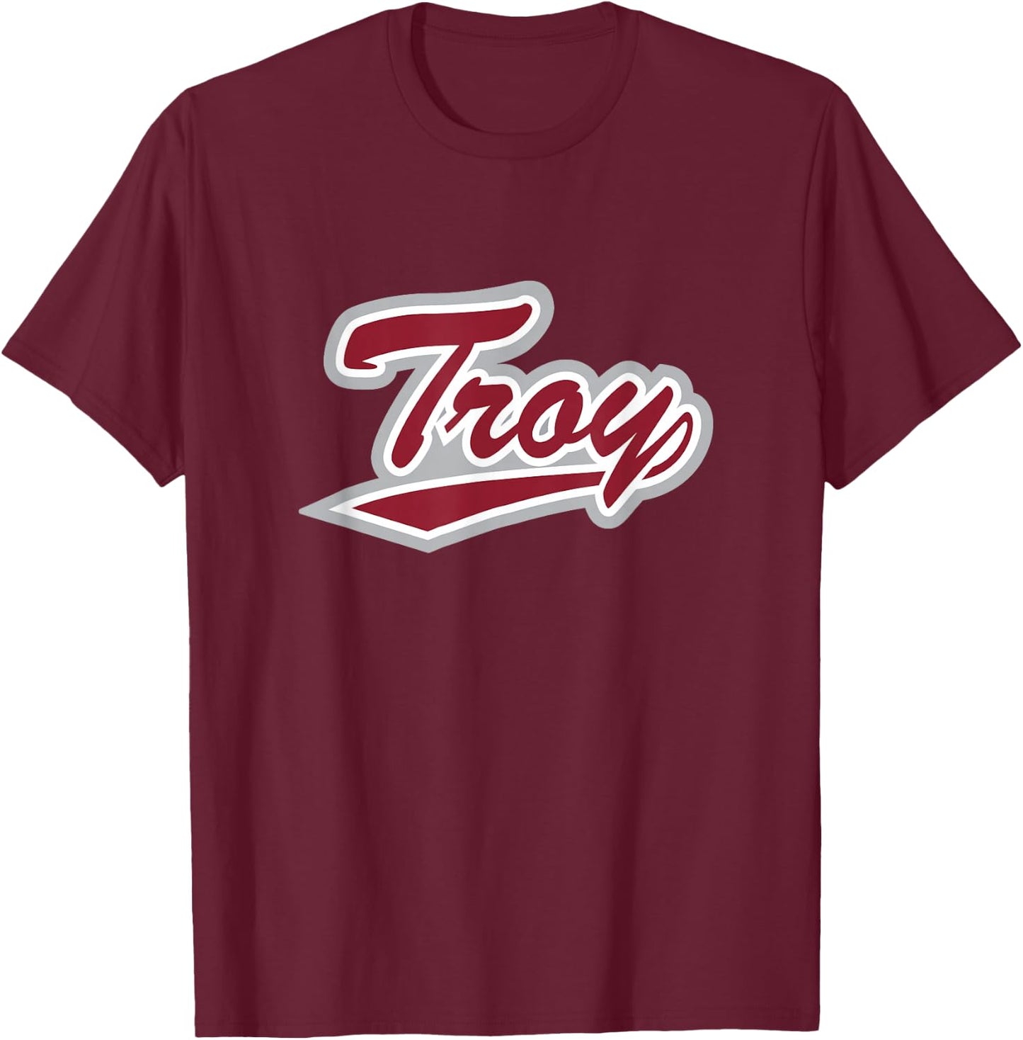 Troy University Trojans | Official NCAA Merch | PPTROY01 T-Shirt - T-Shirt | Maroon