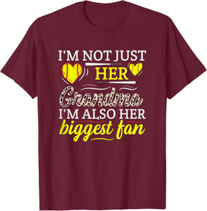 Softball Sport Family Support Design for a Softball Grandma T-Shirt - T-Shirt | Maroon