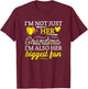 Softball Sport Family Support Design for a Softball Grandma T-Shirt - T-Shirt | Maroon