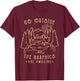 Go Outside The Graphics Are Amazing Vintage Outdoor Camping T-Shirt - T-Shirt | Maroon