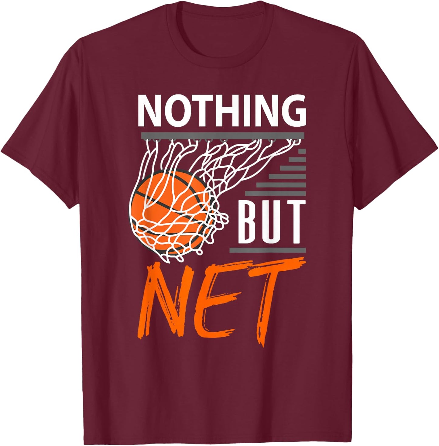 Nothing But Net T-Shirt - T-Shirt | Maroon