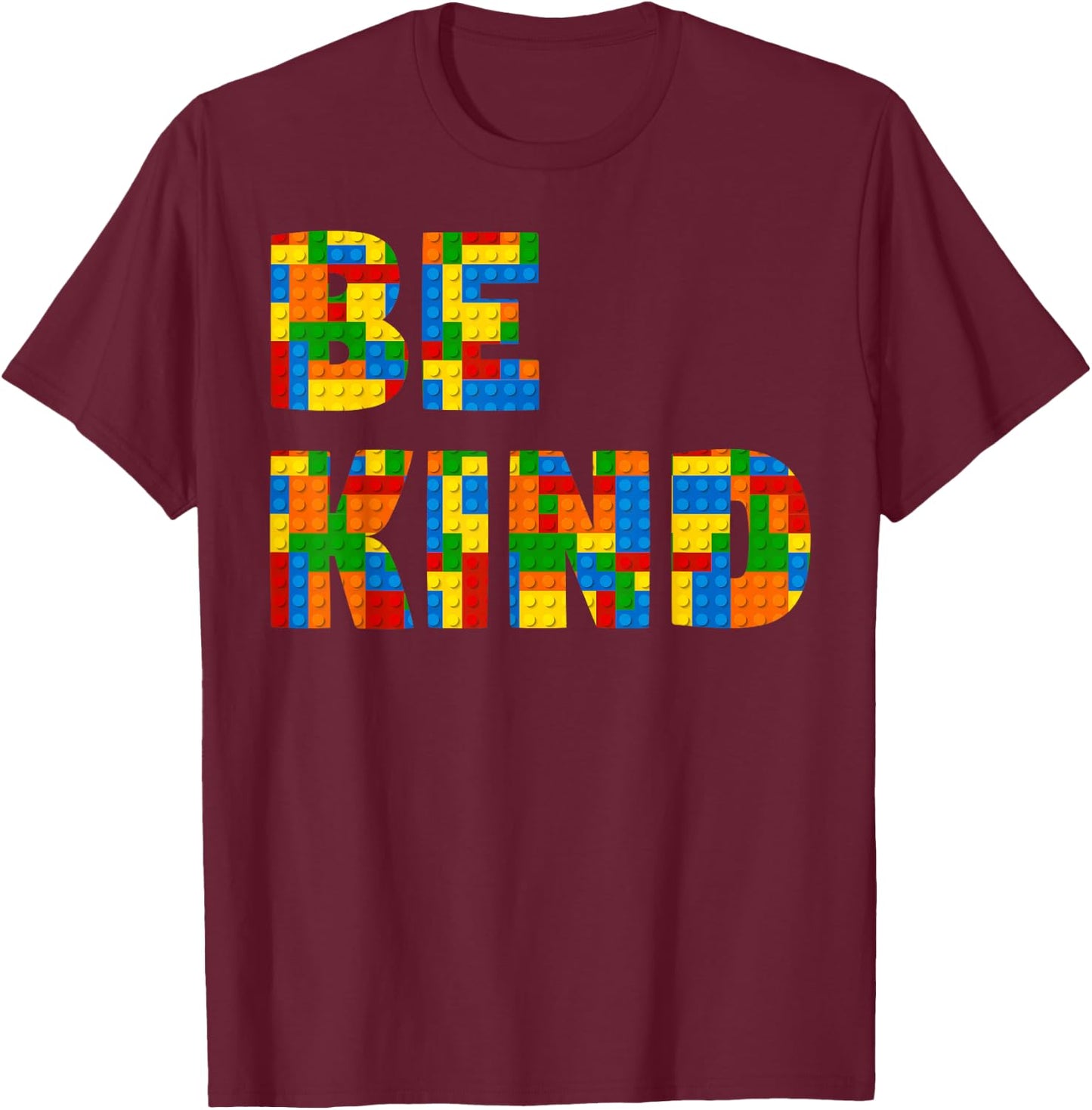 Kindness Kids Be Kind Boys T-Shirt - T-Shirt | Maroon