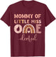 Boho Mommy of Miss Onederful 1st Birthday Girl Cute Small T-Shirt - T-Shirt | Maroon