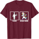 Funny "Nurse vs School Nurse" - School Nurse T-Shirt - T-Shirt | Maroon