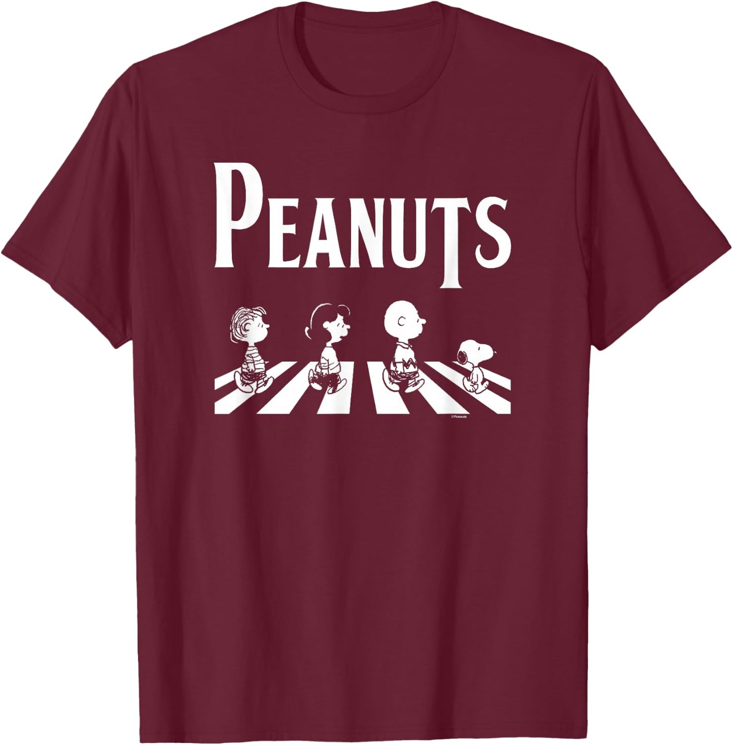 Crossing Road T-Shirt - T-Shirt | Maroon