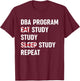 DBA Degree Doctor of Business Administration T-Shirt - T-Shirt | Maroon