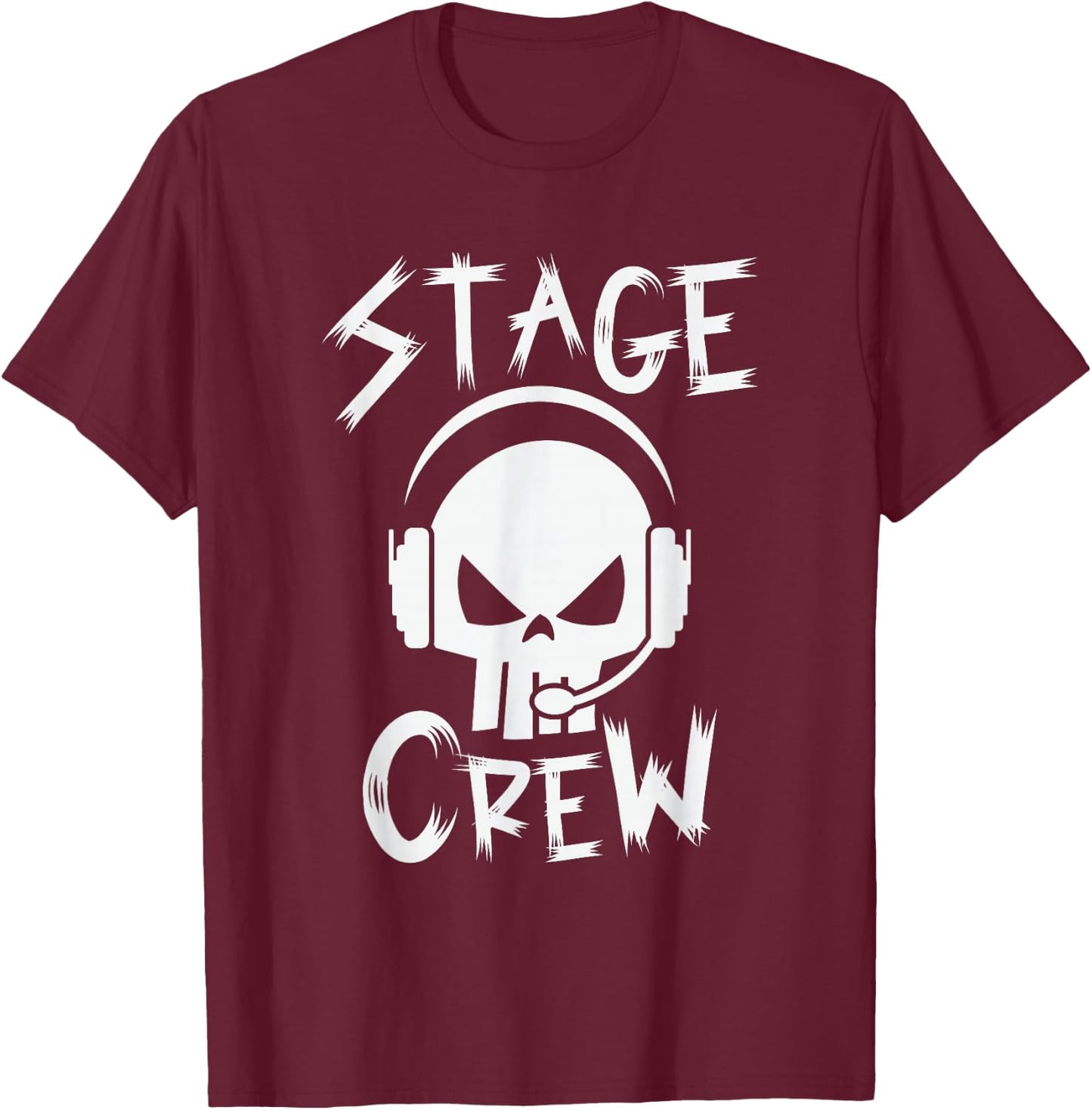 Stage Crew Theatre Manager Theater Staff Member Drama Stage T-Shirt - T-Shirt | Maroon
