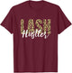 Lash Hustler Lash Artist Lash Tech Leopard Eyelashes T-Shirt - T-Shirt | Maroon