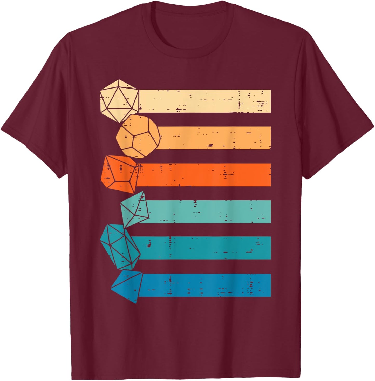 Rpg Gamer Retro Role Playing Game Men Boys T-Shirt - T-Shirt | Maroon