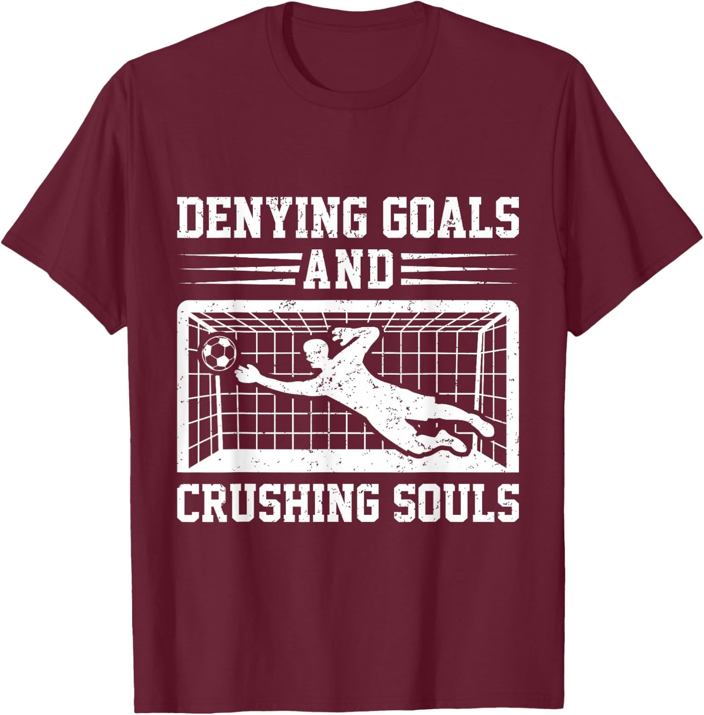 Soccer Goalie Goalkeeper T-Shirt - T-Shirt | Maroon