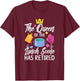 Lunch Lady Has Retired Lunch Lady Retirement T-Shirt - T-Shirt | Maroon
