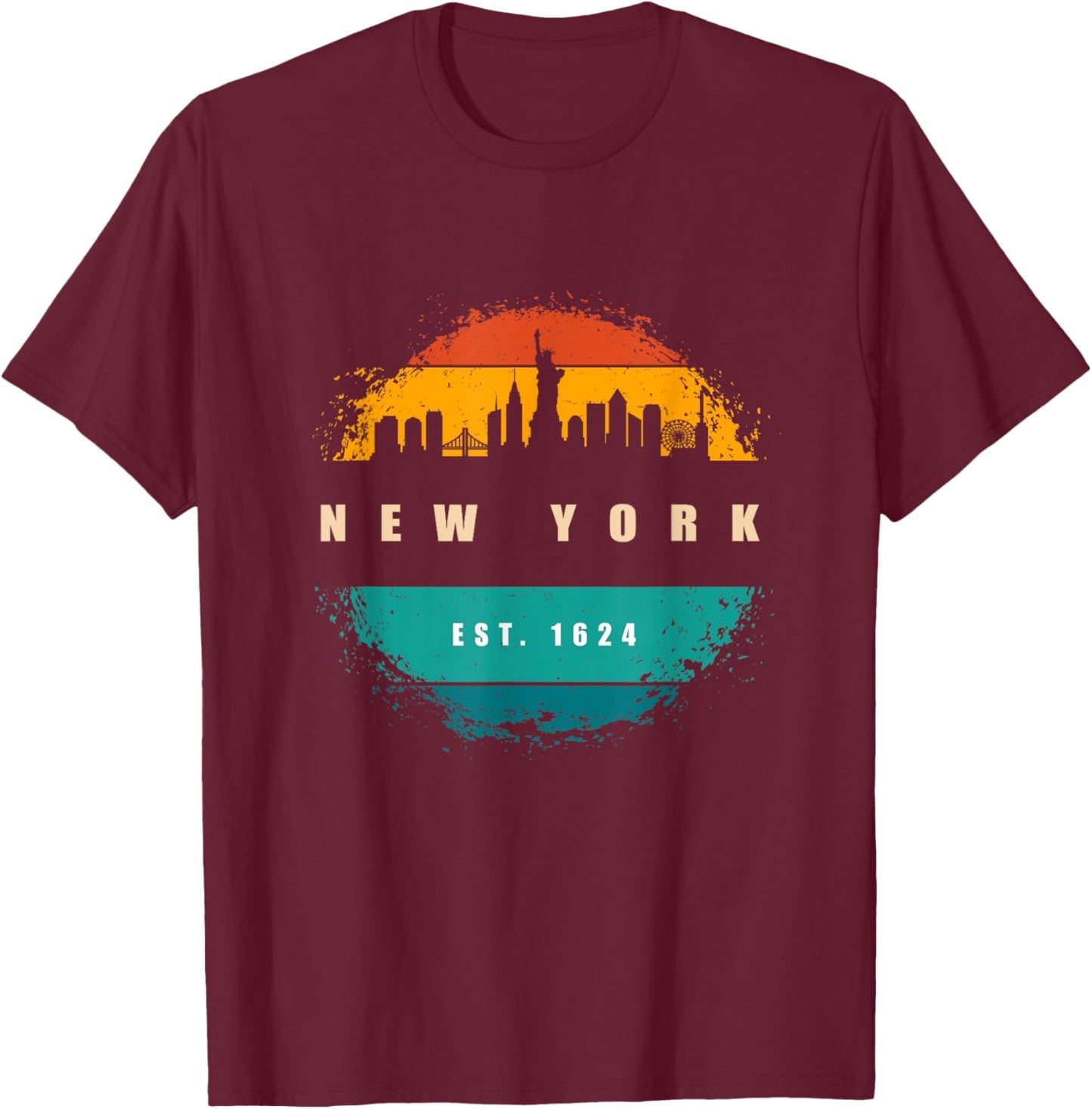 New York T-Shirt - T-Shirt | Maroon