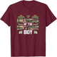 Grandma Of The Birthday Boy Military Matching Army Theme T-Shirt - T-Shirt | Maroon