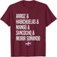 Dominican Food Dominican Republic T-Shirt - T-Shirt | Maroon