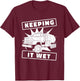 Truck Driver Rig Trucking - Trucker Water Truck Driver T-Shirt - T-Shirt | Maroon