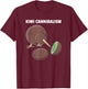 Kiwi Cannibalism Funny Kiwi Pun T-Shirt - T-Shirt | Maroon