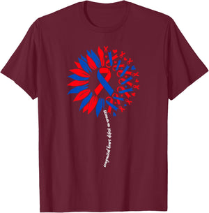 CHD Congenital Heart Defect Awareness Month For Kids Women T-Shirt - T-Shirt | Maroon