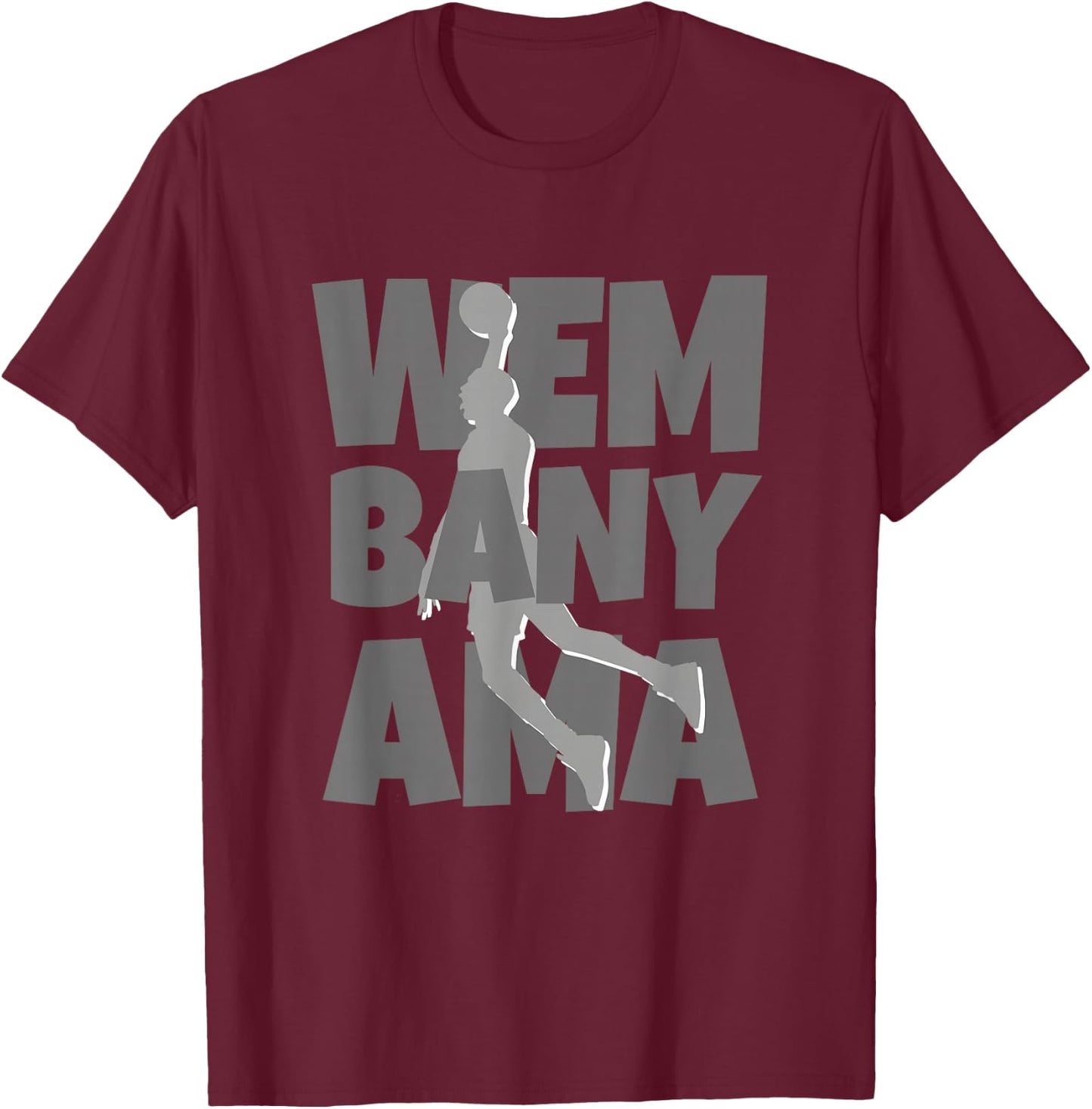 Wembanyama Basketball Amazing Gift Fan T-Shirt - T-Shirt | Maroon