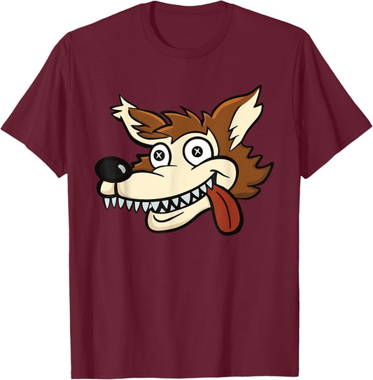 Alice Wolf Seven Of Heart T-Shirt - T-Shirt | Maroon