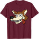Alice Wolf Seven Of Heart T-Shirt - T-Shirt | Maroon