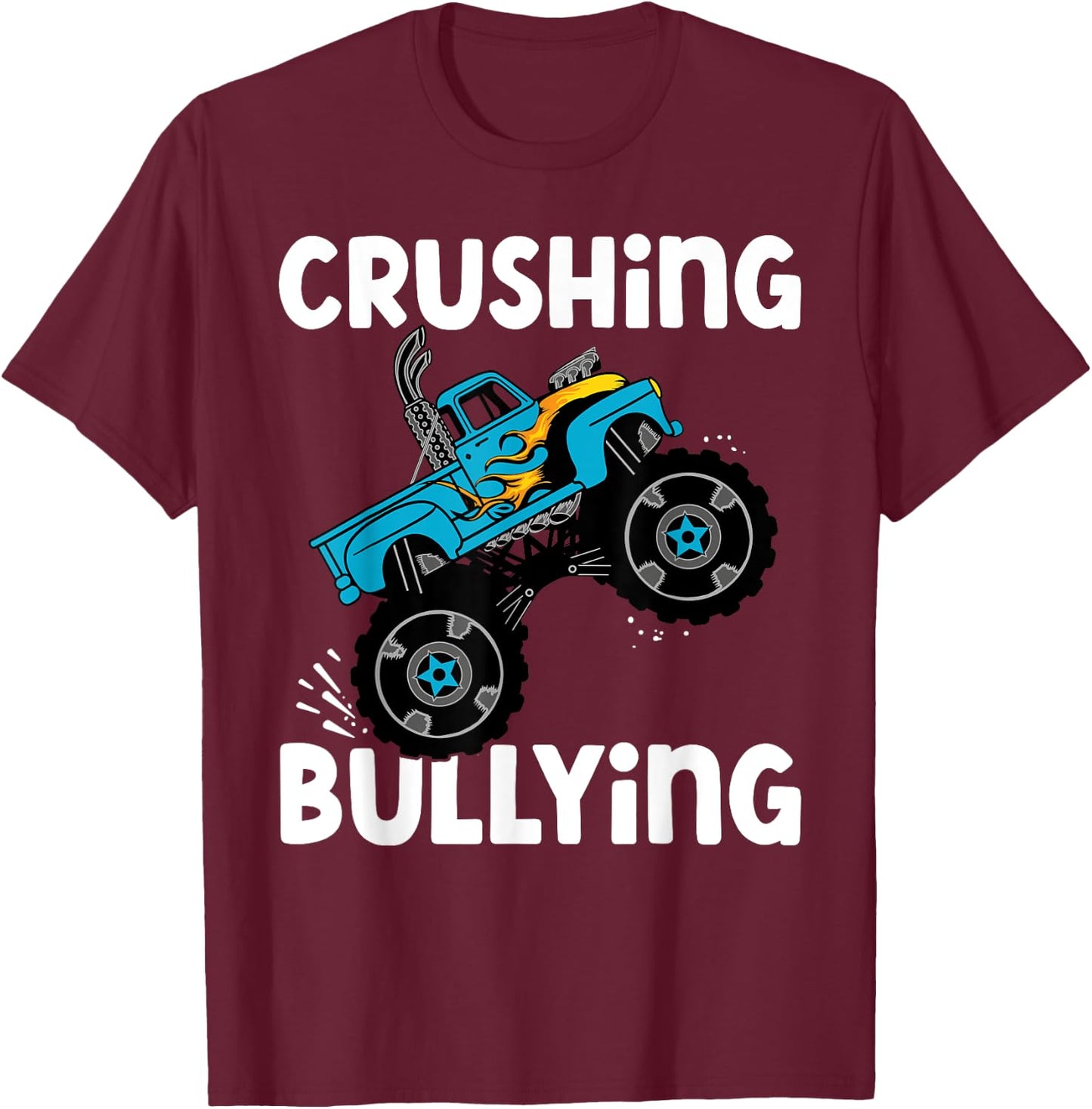 Crushing Bullying Unity Day Halloween Orange Kids Men Women T-Shirt - T-Shirt | Maroon